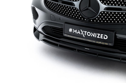 Frontlippe passend für Mercedes GLC Coupe C254 schwarz Hochglanz