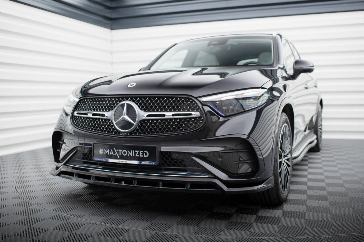 Frontlippe passend für Mercedes GLC SUV / Coupe AMG-Line X254 / C254 schwarz Hochglanz