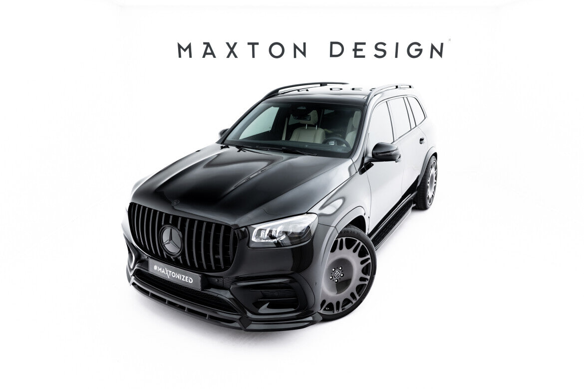 Frontlippe passend für Mercedes GLS AMG-Line X167 FL schwarz Hochglanz