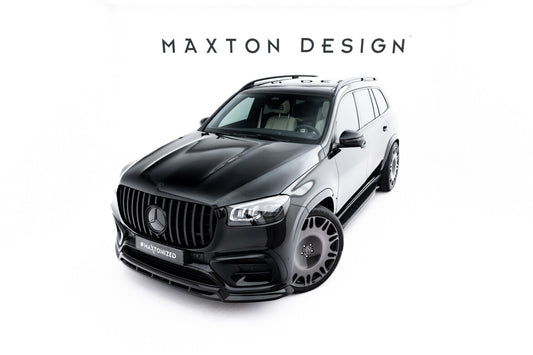 Frontlippe passend für Mercedes GLS AMG-Line X167 FL schwarz Hochglanz