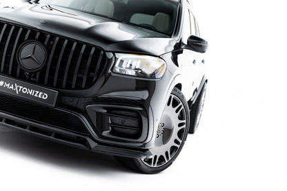 Frontlippe passend für Mercedes GLS AMG-Line X167 FL schwarz Hochglanz