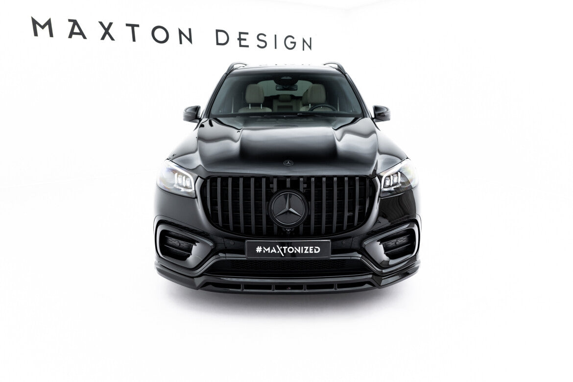 Frontlippe passend für Mercedes GLS AMG-Line X167 FL schwarz Hochglanz