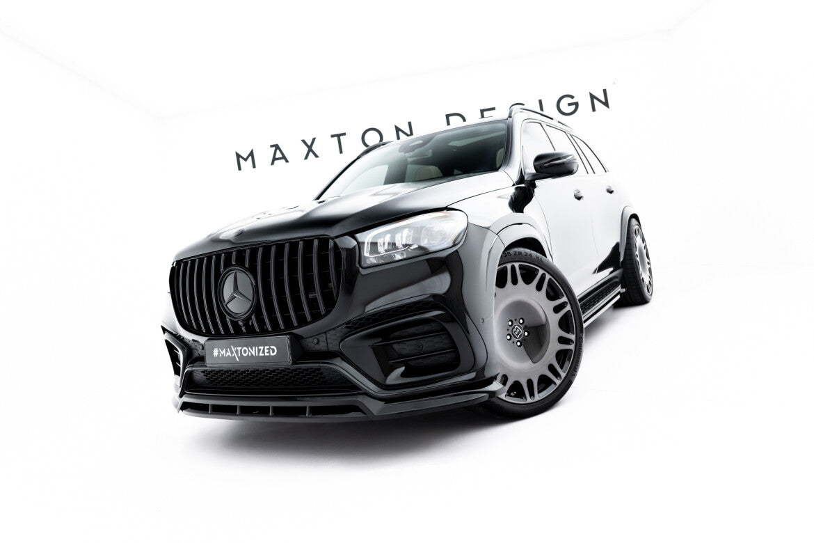 Frontlippe passend für Mercedes GLS AMG-Line X167 FL schwarz Hochglanz