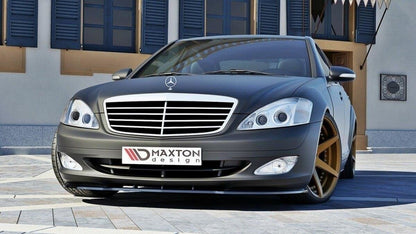 Frontlippe passend für Mercedes S-Klasse W221 schwarz matt
