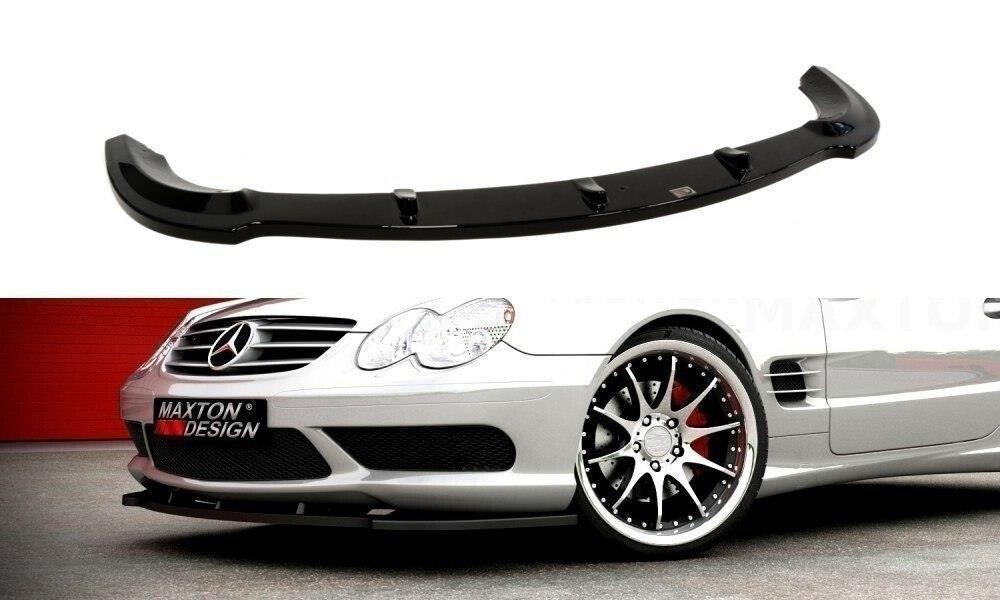 Frontlippe passend für Mercedes SL R230 AMG schwarz Hochglanz