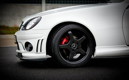 Frontlippe passend für Mercedes SLK R170 für AMG 204 Stoßstange schwarz Hochglanz