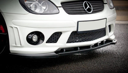 Frontlippe passend für Mercedes SLK R170 für AMG 204 Stoßstange schwarz Hochglanz