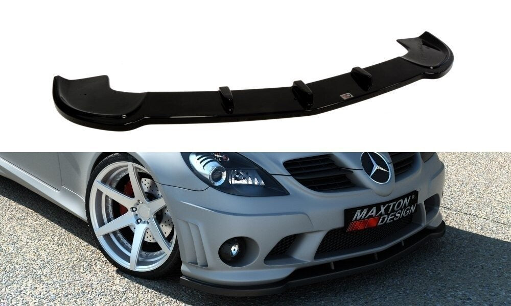 Frontlippe passend für Mercedes SLK R171 (passend für ME-SLK-R171-AMG204-F1) Carbon Look