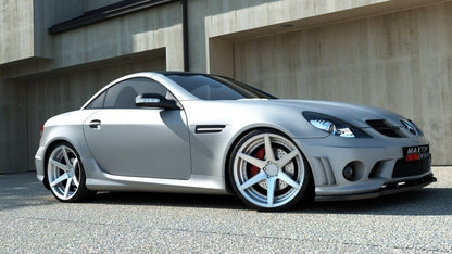 Frontlippe passend für Mercedes SLK R171 (passend für ME-SLK-R171-AMG204-F1) schwarz matt