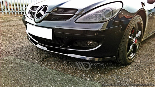 Frontlippe passend für Mercedes SLK R171 Standard Stoßstange schwarz Hochglanz
