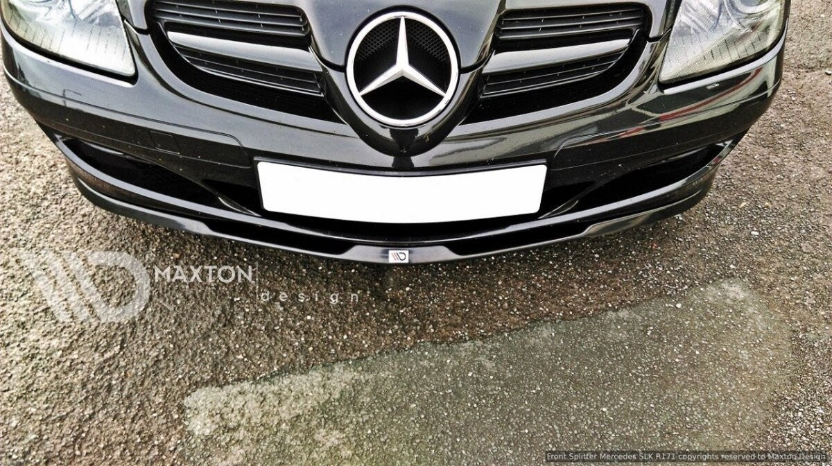 Frontlippe passend für Mercedes SLK R171 Standard Stoßstange schwarz Hochglanz