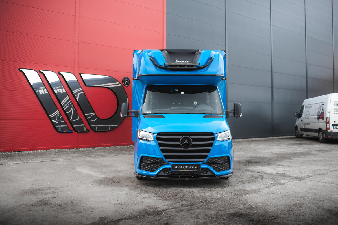 Frontlippe passend für Mercedes Sprinter Mk3 schwarz Hochglanz