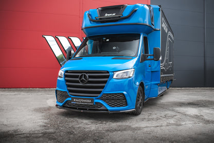 Frontlippe passend für Mercedes Sprinter Mk3 schwarz Hochglanz