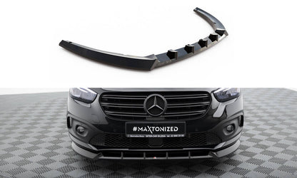 Frontlippe passend für Mercedes T-Klasse W420 schwarz Hochglanz