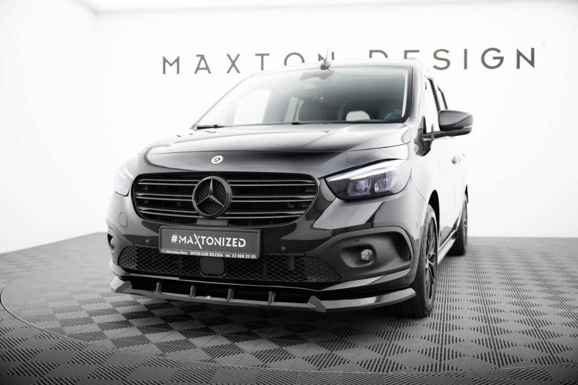 Frontlippe passend für Mercedes T-Klasse W420 schwarz Hochglanz