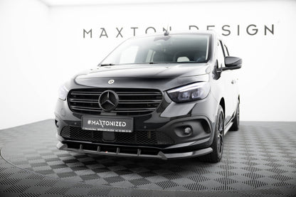 Frontlippe passend für Mercedes T-Klasse W420 schwarz Hochglanz