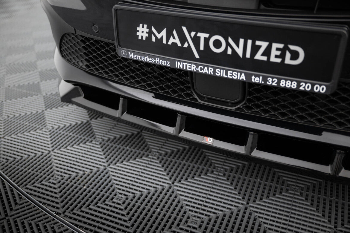 Frontlippe passend für Mercedes T-Klasse W420 schwarz Hochglanz