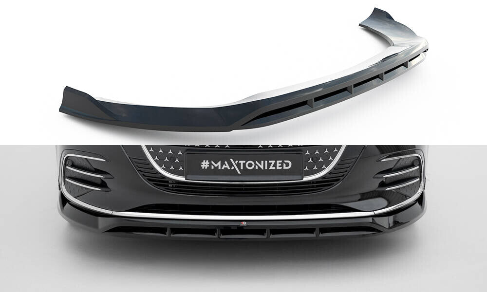 Frontlippe passend für Mercedes V-Klasse AMG-Line W447 FL 2 schwarz Hochglanz