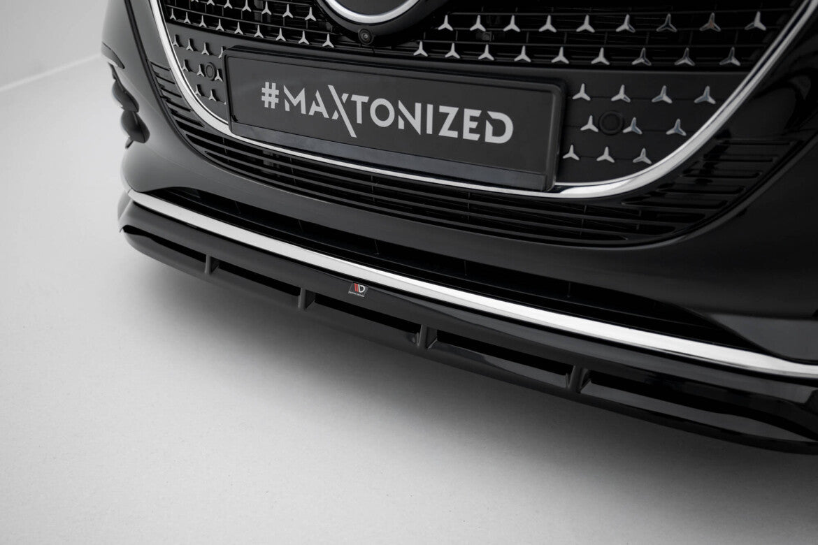 Frontlippe passend für Mercedes V-Klasse AMG-Line W447 FL 2 schwarz Hochglanz