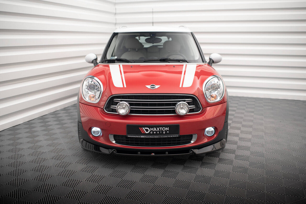 Frontlippe passend für Mini Cooper Countryman R60 FL schwarz Hochglanz