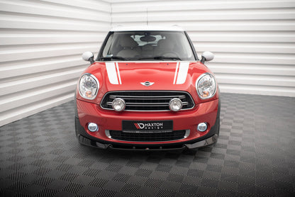 Frontlippe passend für Mini Cooper Countryman R60 FL schwarz Hochglanz