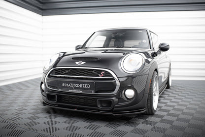Frontlippe passend für Mini Cooper S F56 / F56 FL schwarz Hochglanz