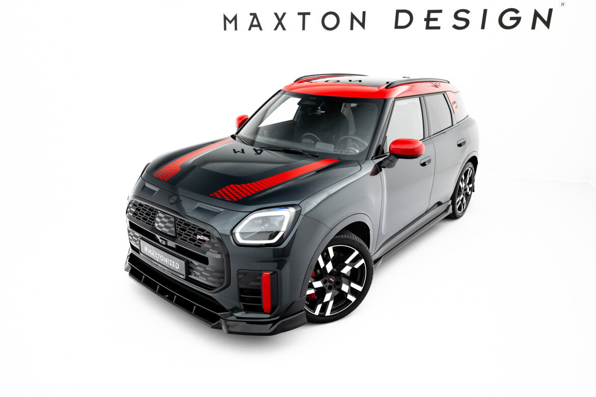 Frontlippe passend für Mini Countryman JCW U25 schwarz Hochglanz