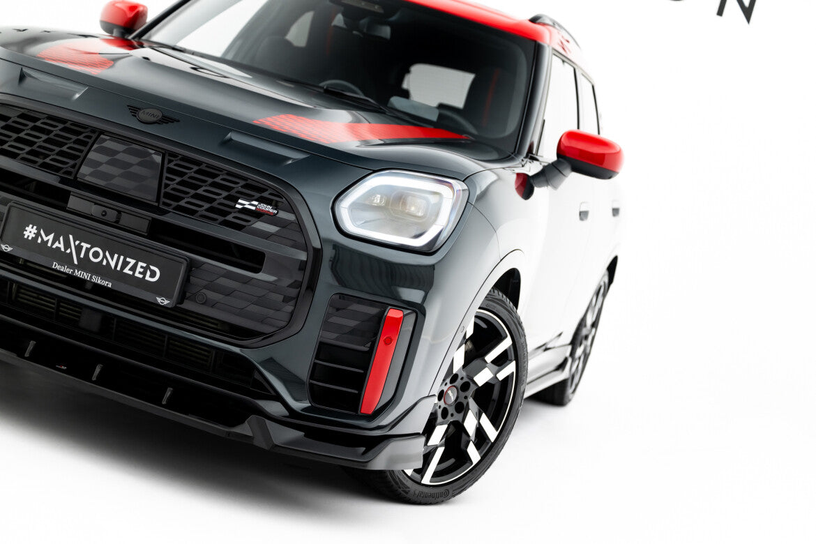 Frontlippe passend für Mini Countryman JCW U25 schwarz Hochglanz