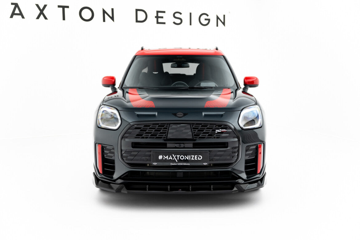 Frontlippe passend für Mini Countryman JCW U25 schwarz Hochglanz