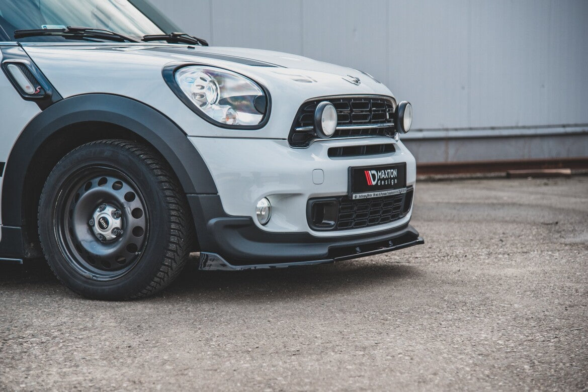 Frontlippe passend für Mini Countryman Mk1 JCW schwarz Hochglanz