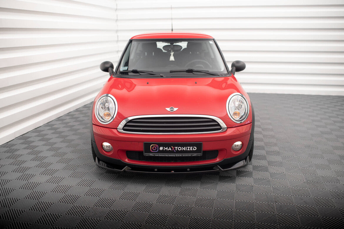 Frontlippe passend für Mini One R56 schwarz Hochglanz