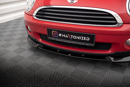 Frontlippe passend für Mini One R56 schwarz Hochglanz