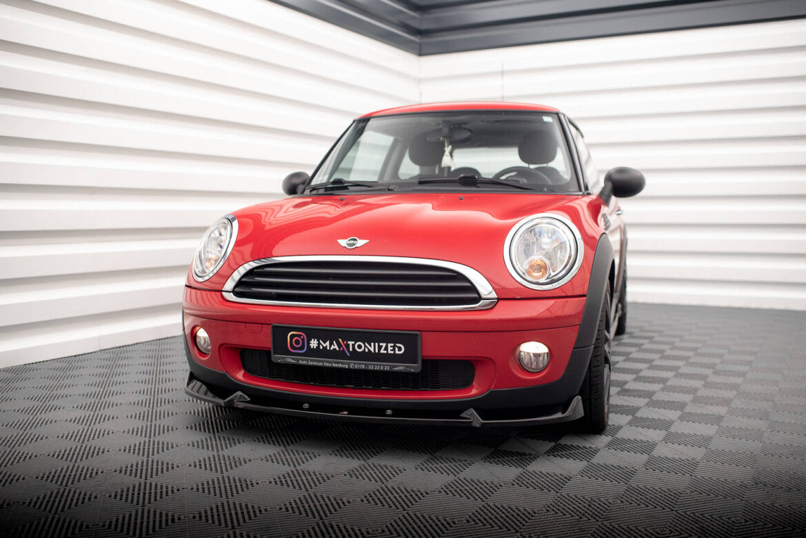 Frontlippe passend für Mini One R56 schwarz Hochglanz