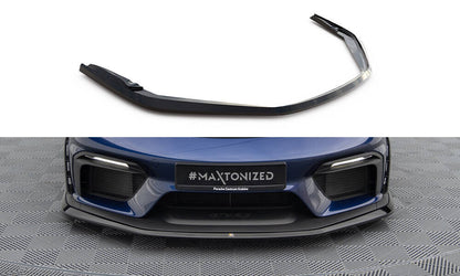 Frontlippe passend für Porsche 718 Cayman GT4 RS 982c schwarz Hochglanz