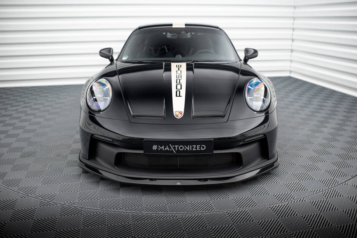 Frontlippe passend für Porsche 911 992 GT3 schwarz Hochglanz