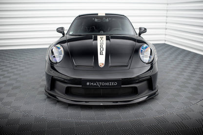 Frontlippe passend für Porsche 911 992 GT3 schwarz Hochglanz