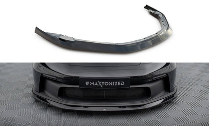 Frontlippe passend für Porsche 911 992 GT3 schwarz Hochglanz