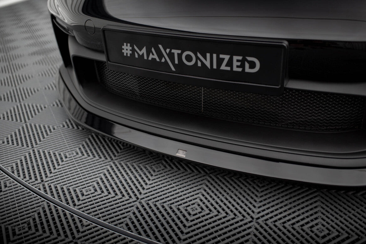 Frontlippe passend für Porsche 911 992 GT3 schwarz Hochglanz