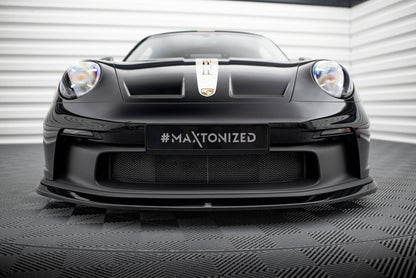 Frontlippe passend für Porsche 911 992 GT3 schwarz Hochglanz