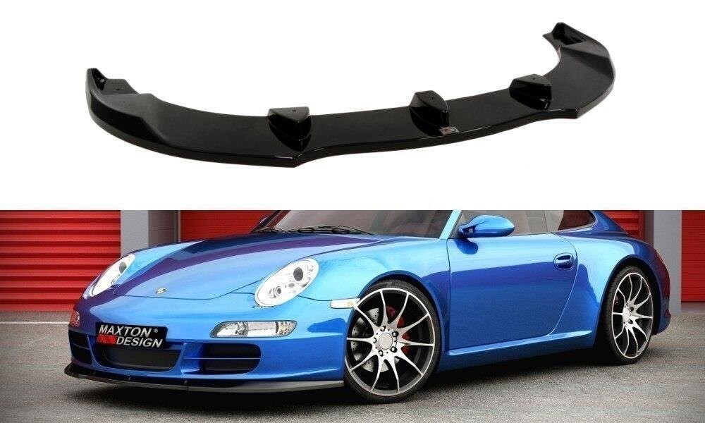 Frontlippe passend für Porsche 911 Carrera 997.1 schwarz Hochglanz