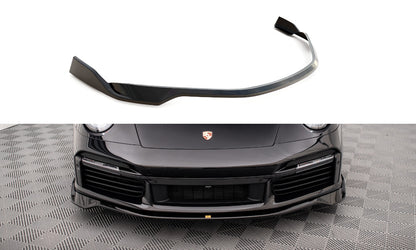 Frontlippe passend für Porsche 911 Turbo S 992 schwarz Hochglanz