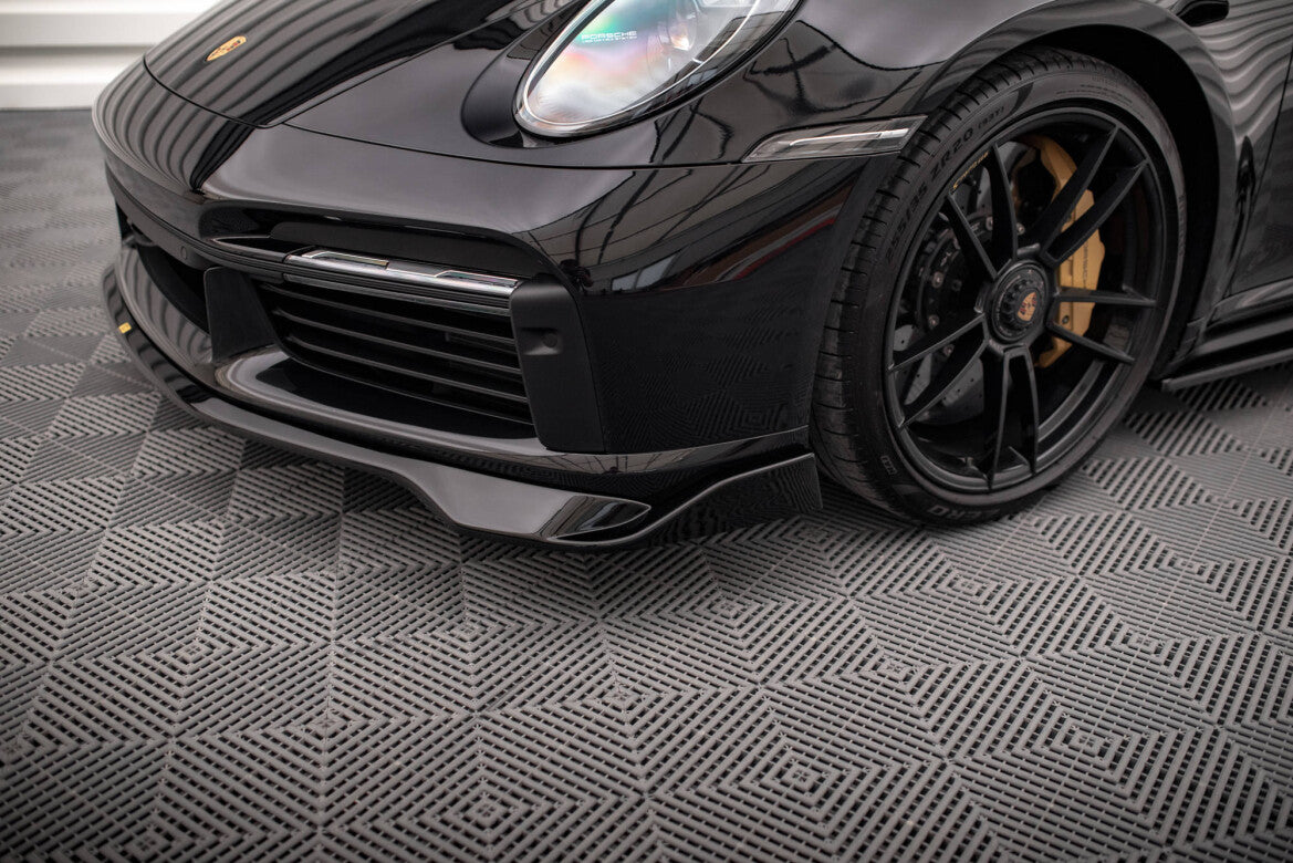 Frontlippe passend für Porsche 911 Turbo S 992 schwarz Hochglanz