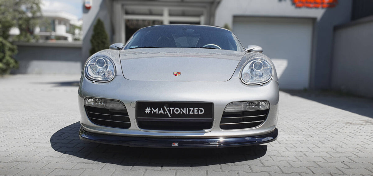 Frontlippe passend für Porsche Boxster 987 schwarz Hochglanz