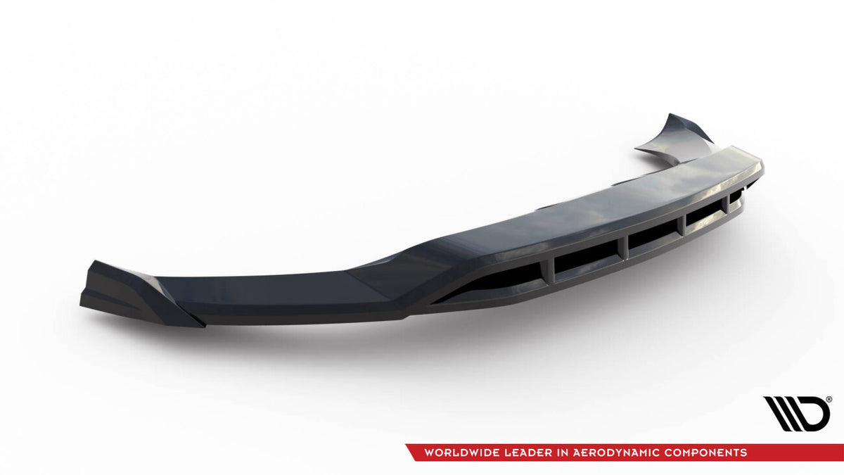 Frontlippe passend für Porsche Cayenne Coupe / SUV Mk3 schwarz Hochglanz