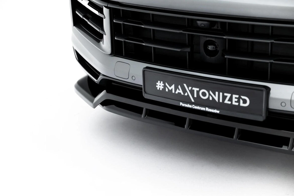 Frontlippe passend für Porsche Cayenne SUV / Coupe Mk3 Facelift schwarz Hochglanz
