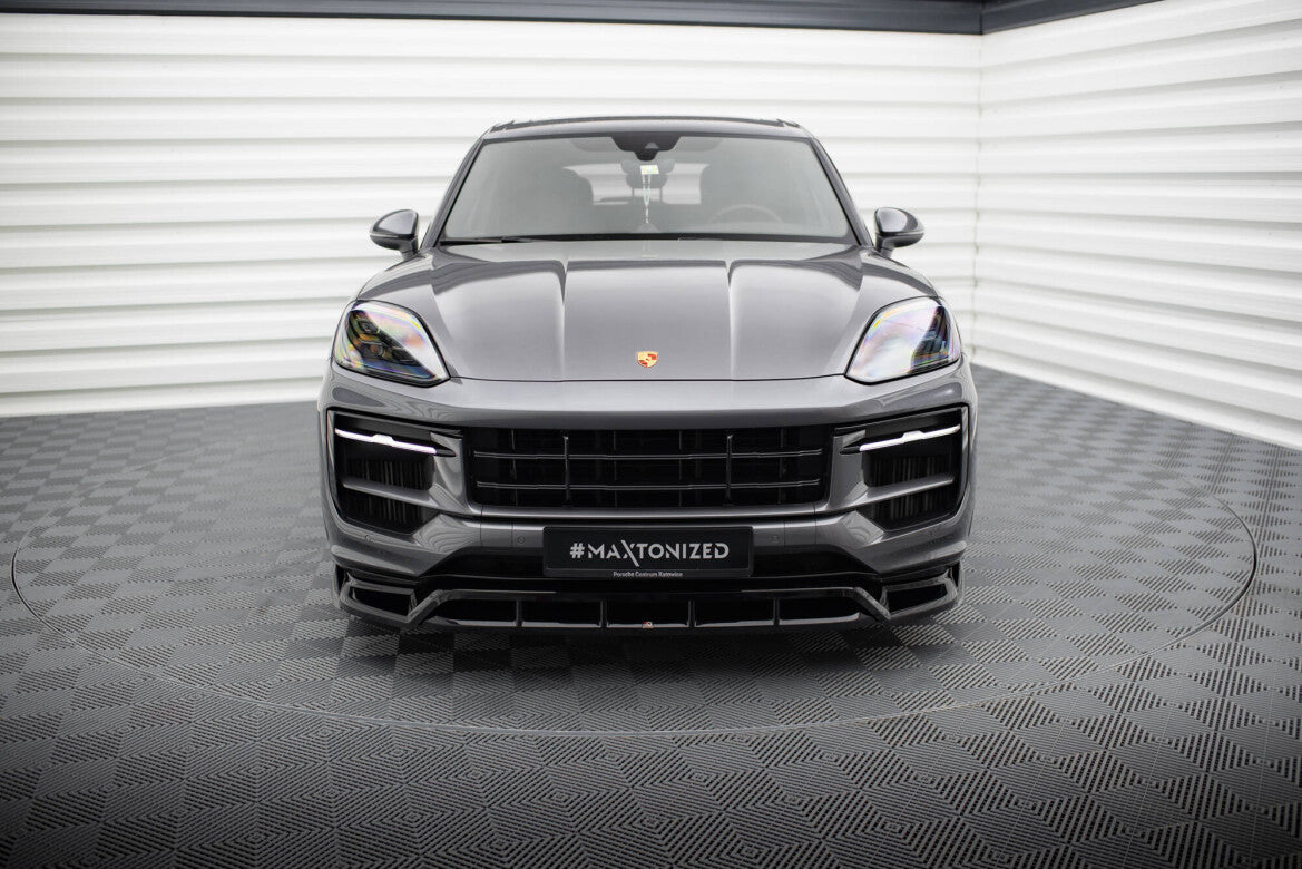 Frontlippe passend für Porsche Cayenne SUV / Coupe Mk3 FL schwarz Hochglanz
