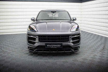 Frontlippe passend für Porsche Cayenne SUV / Coupe Mk3 FL schwarz Hochglanz