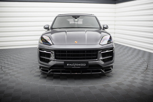 Frontlippe passend für Porsche Cayenne SUV / Coupe Mk3 FL schwarz Hochglanz