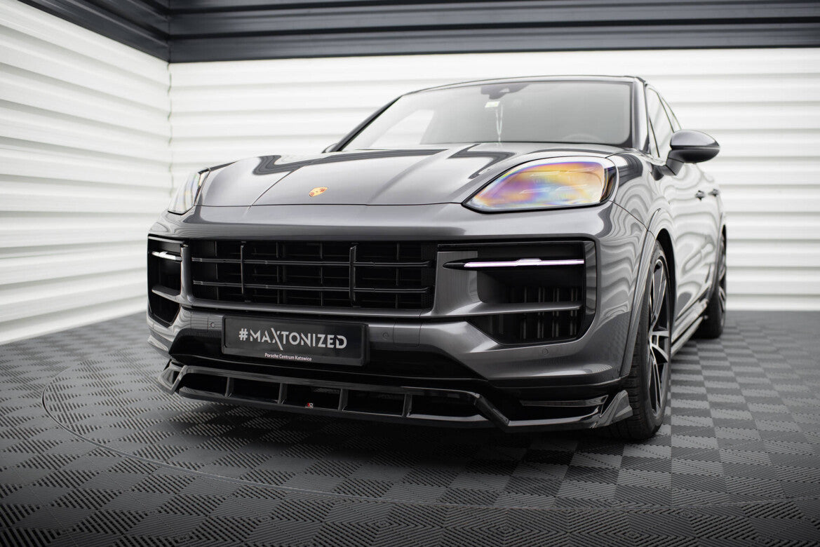 Frontlippe passend für Porsche Cayenne SUV / Coupe Mk3 FL schwarz Hochglanz