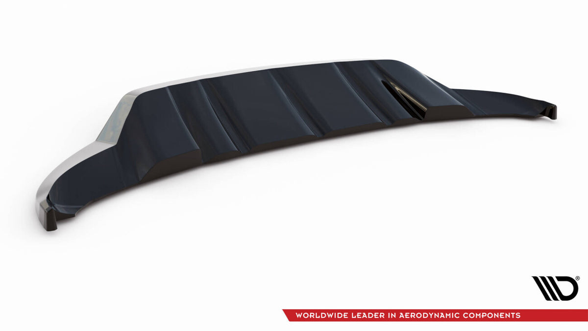 Frontlippe passend für Porsche Cayenne Turbo / Standard Mk2 schwarz Hochglanz